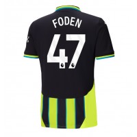 Manchester City Phil Foden #47 Fotballklær Bortedrakt 2024-25 Kortermet